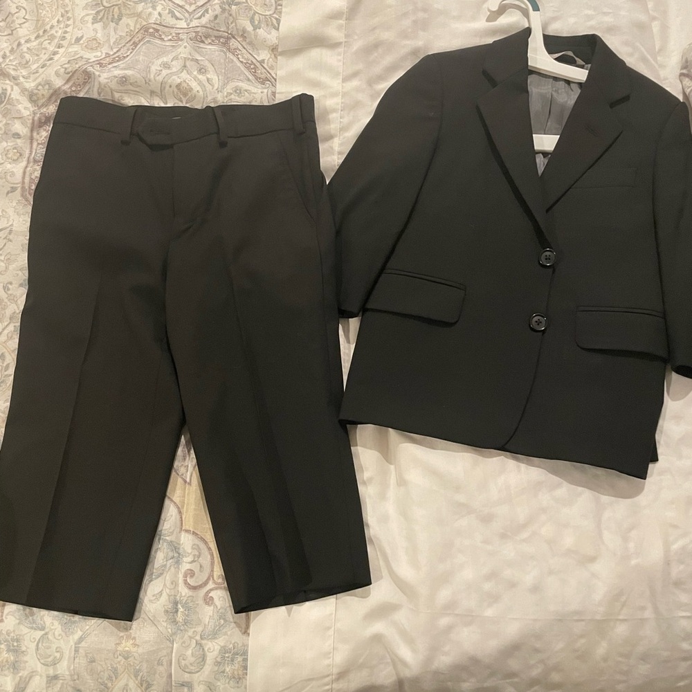Nordstrom Kids Black Two-Piece Suit Jacket and Pants